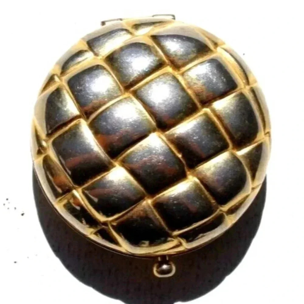 Vintage Mini ESTEE LAUDER Powder Button Cushion COMPACT